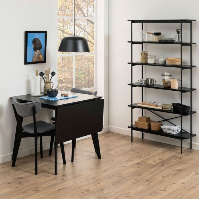 Roxby Extending Dining Table 80-120cm In Black