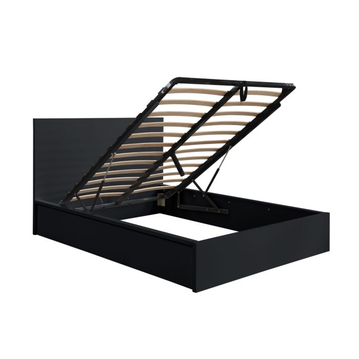 Oslo King Ottoman Bed Black