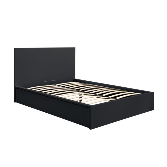 Oslo King Ottoman Bed Black