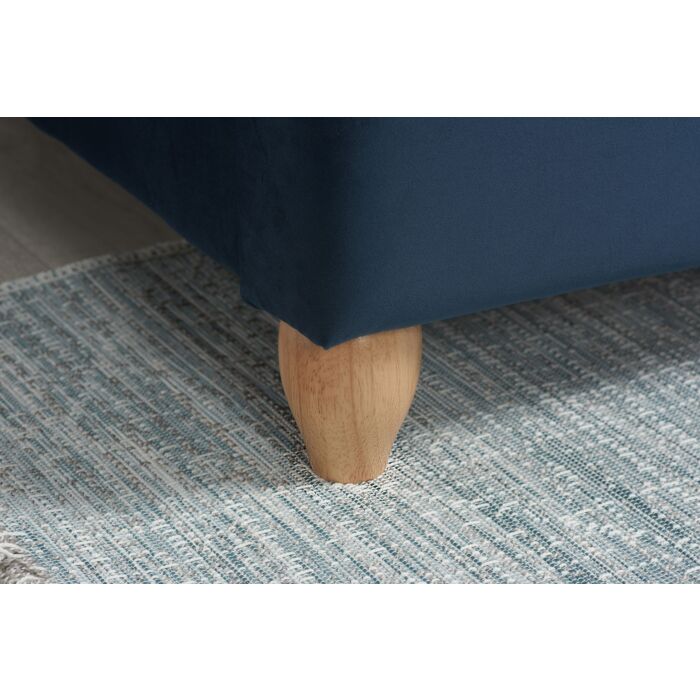Brompton Small Double Bed Blue