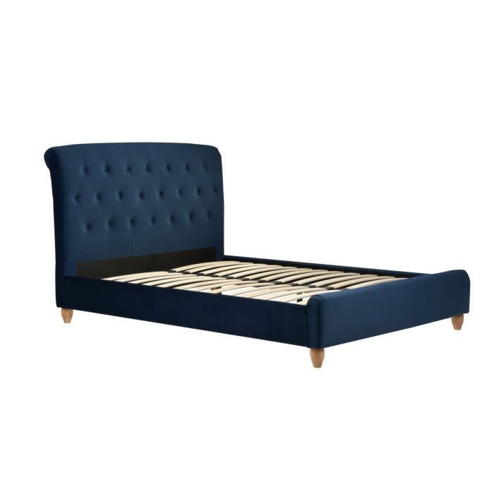 Brompton Small Double Bed Blue