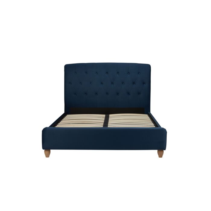 Brompton Small Double Bed Blue