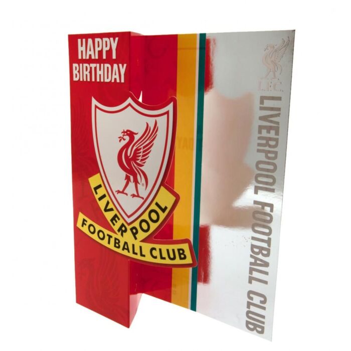 Liverpool Fc Liverbird Birthday Card