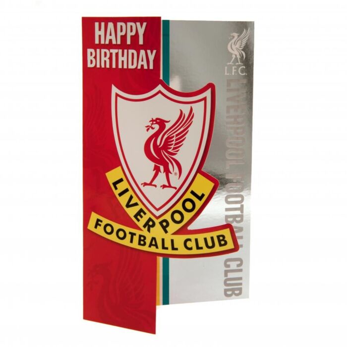 Liverpool Fc Liverbird Birthday Card
