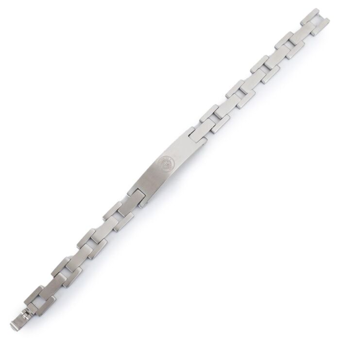 Manchester City Fc Engraved Bracelet