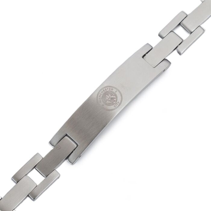 Manchester City Fc Engraved Bracelet