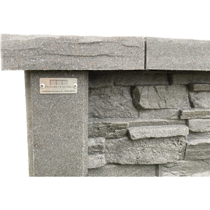 Lakeland Slate 6ft Cascade Waterfall Feature - Surface Mounted - Millstone Grey