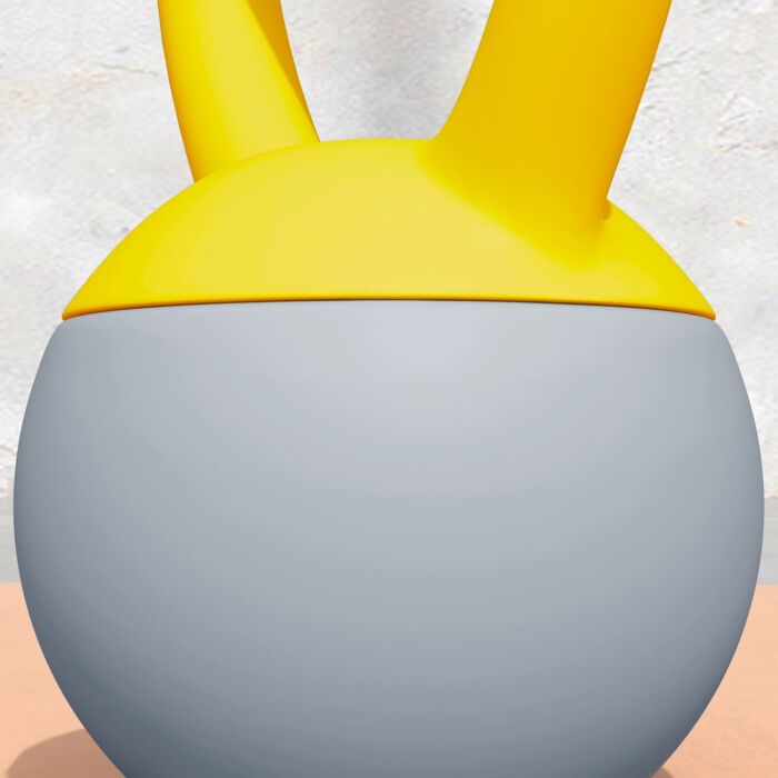 Sportnow Soft Kettlebell, 10kg Kettle Bell With Non-slip Handle For Home Gym Weight Lifting And Strength Training, Yellow And Grey