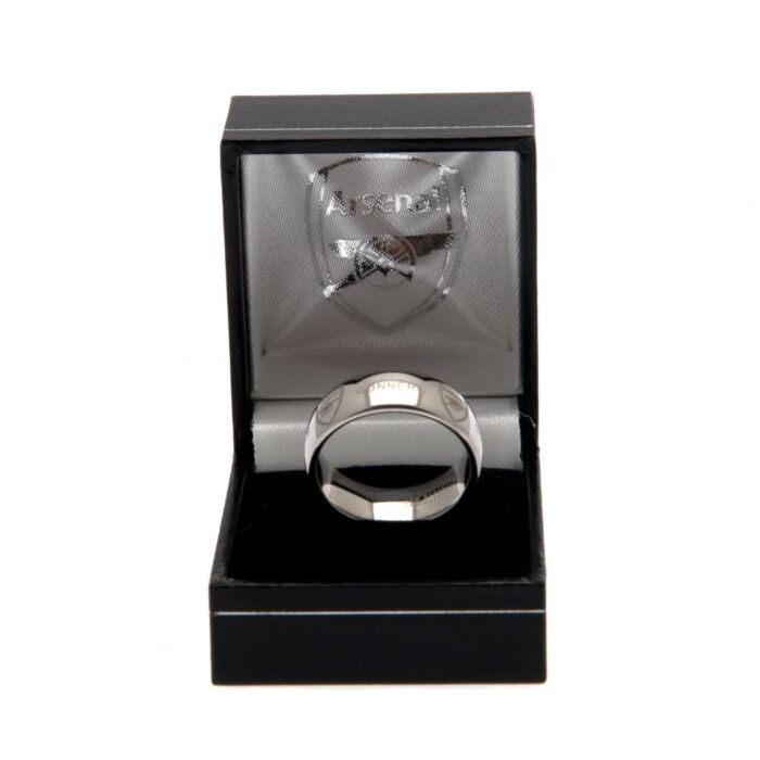 Arsenal Fc Super Titanium Ring Medium
