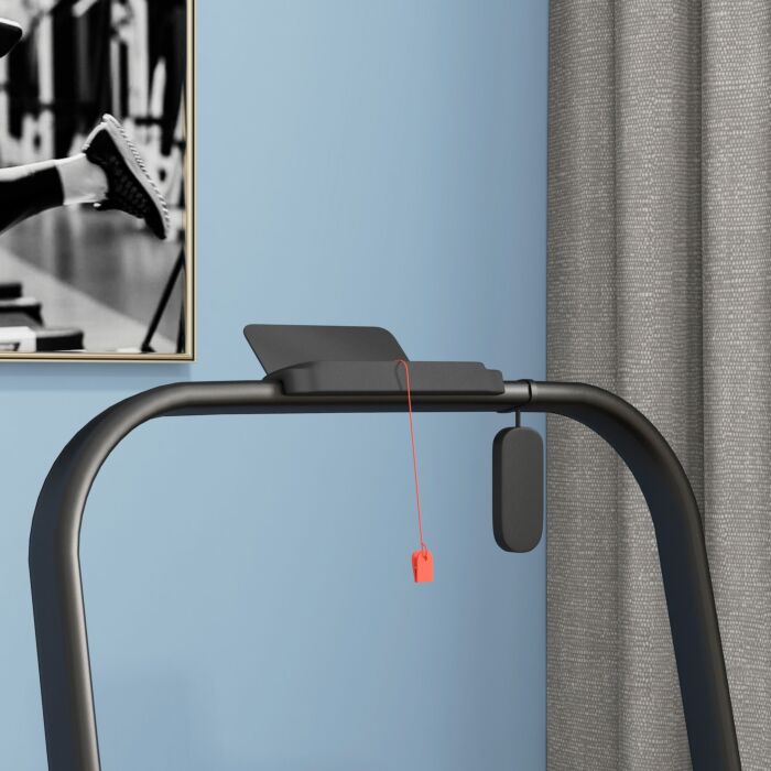 Sportnow 2.5hp Walking Pad, 1-6km/h Folding Treadmill With Remote Control And Led Display For Home Gym Office, Orange
