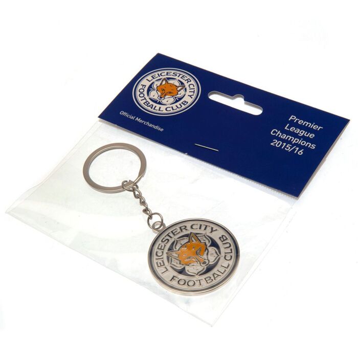 Leicester City Fc Premier League Champions Keyring
