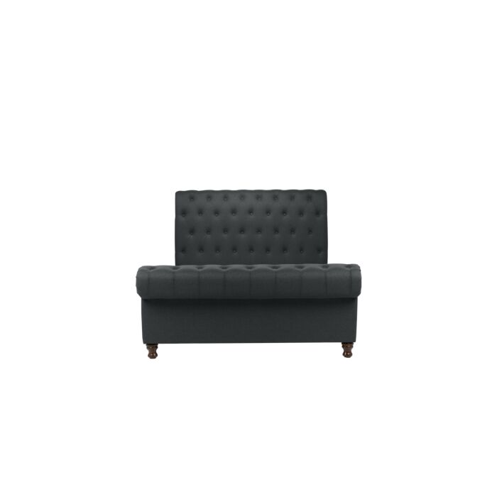 Castello Super King Bed Charcoal