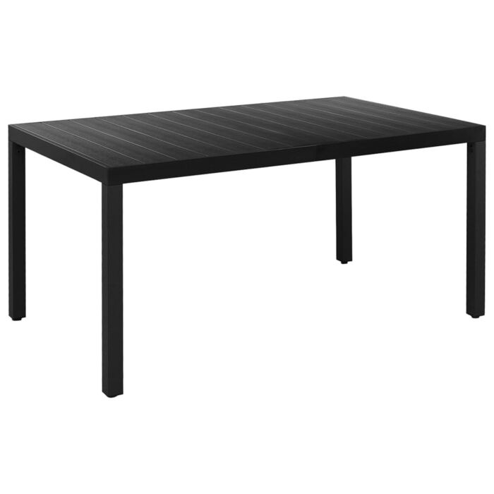 Vidaxl 5 Piece Garden Dining Set Black And Brown