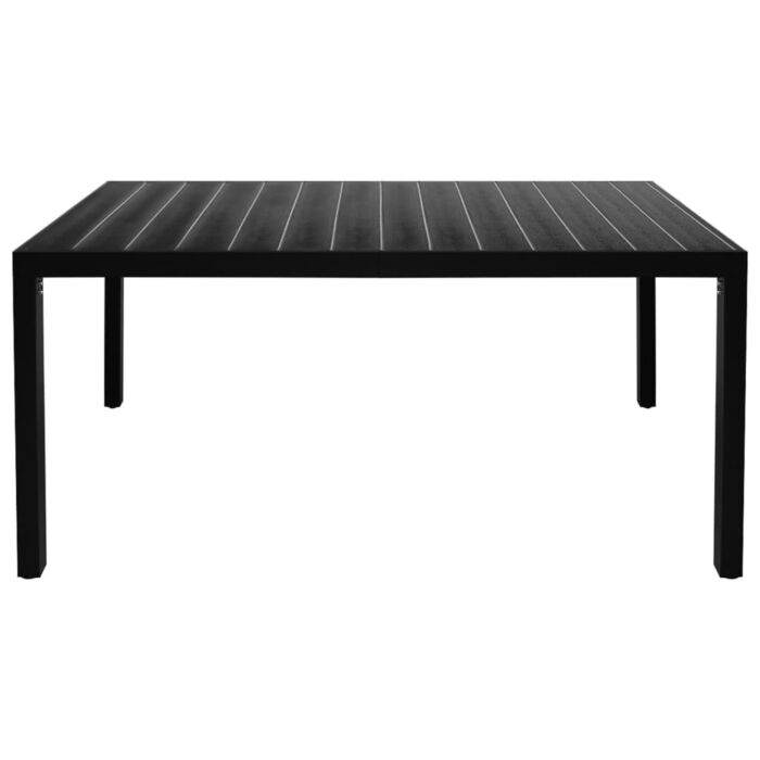 Vidaxl 5 Piece Garden Dining Set Black And Brown