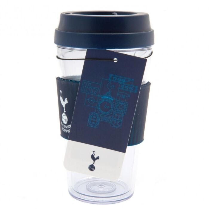 Tottenham Hotspur Fc Silicone Grip Travel Mug