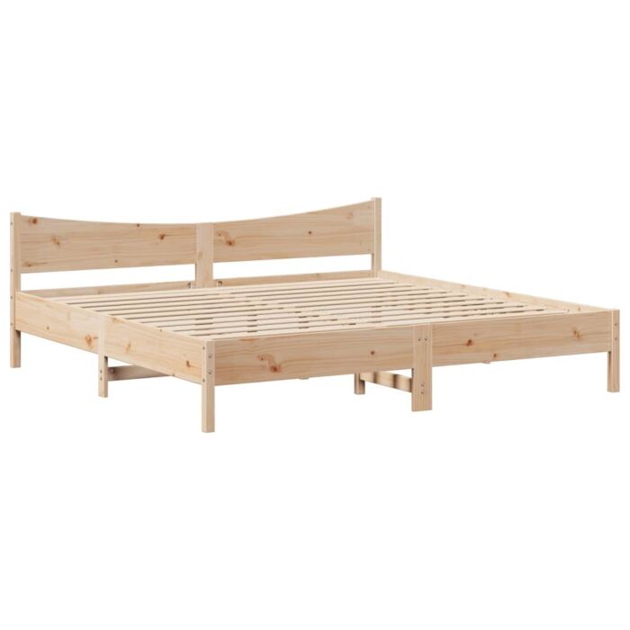 Vidaxl Bed Frame With Drawers 200x200 Cm Solid Wood Pine