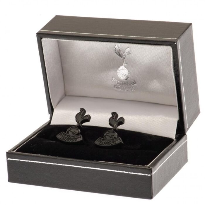 Tottenham Hotspur Fc Black Ip Cufflinks