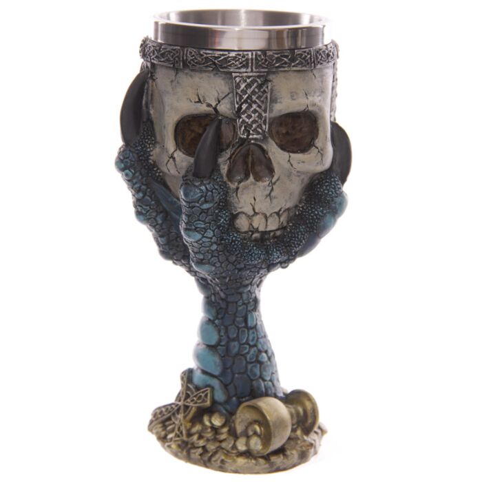 Decorative Dragons Claw And Skull Goblet
