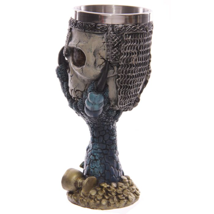 Decorative Dragons Claw And Skull Goblet