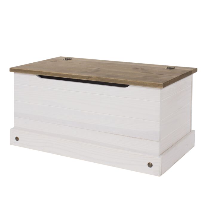 Corona White Storage Trunk