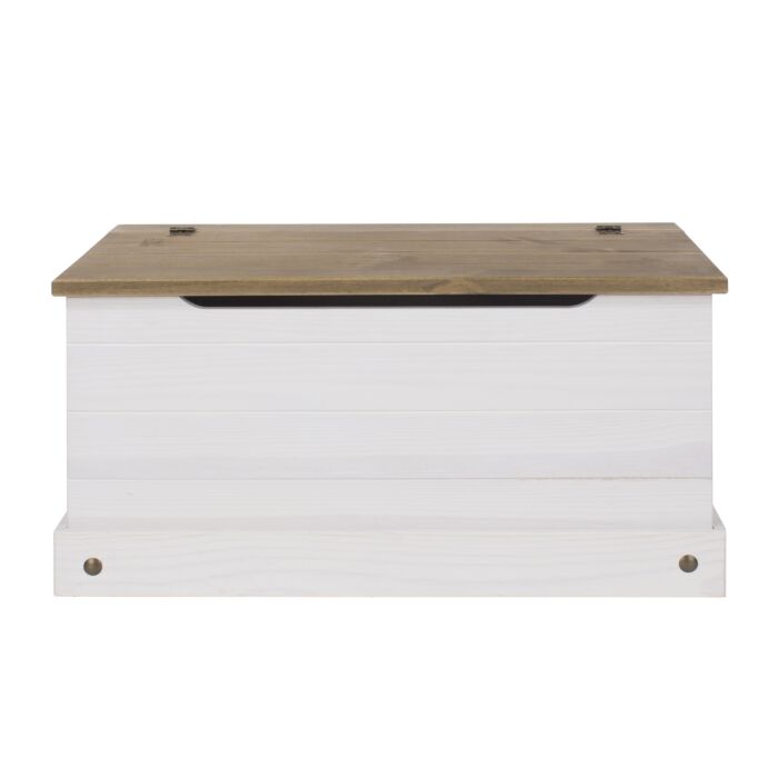 Corona White Storage Trunk