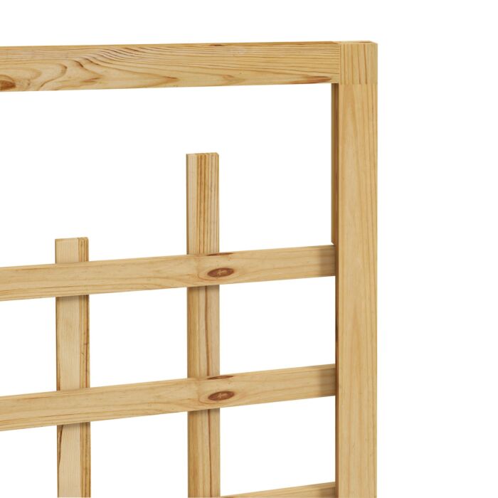 Outsunny Wooden Trellis Planter, Raised Garden Bed With Wheels And Bed Liner, To Climb And Grow Vegetables, Herbs And Flowers