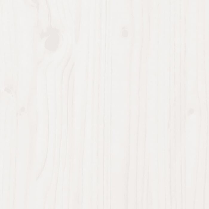Vidaxl Garden Planter White 110x60x72 Cm Solid Wood Pine