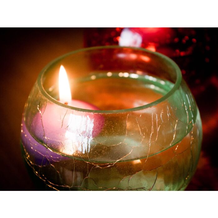 Small Floating Candle - Lavender - Pack Of 10