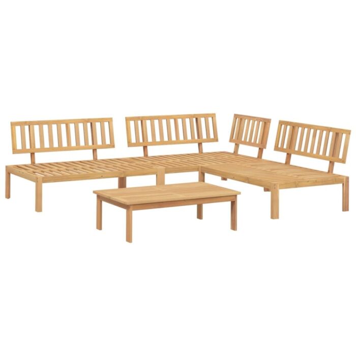 Vidaxl 4 Piece Garden Pallet Sofa Set Solid Wood Acacia