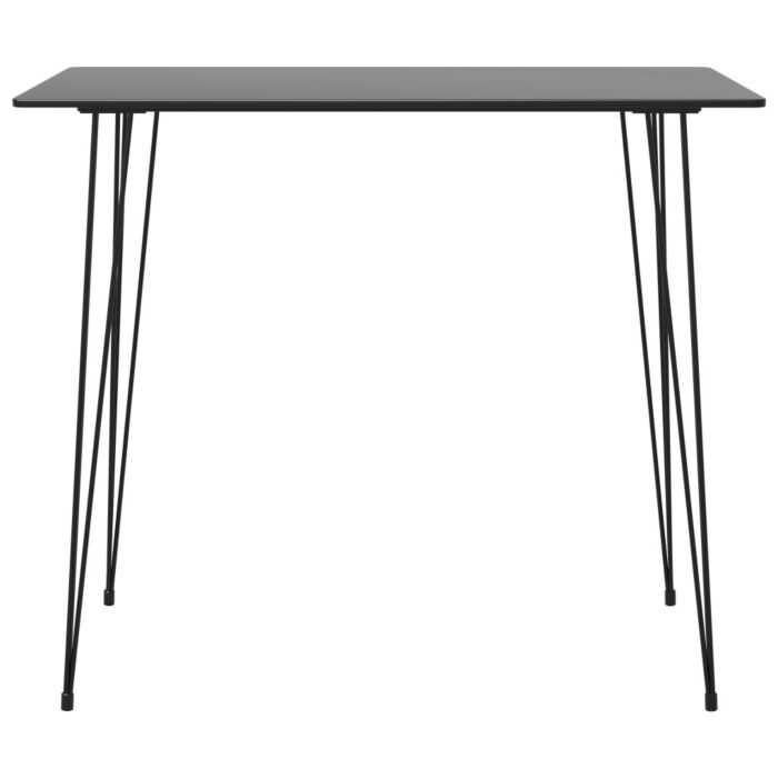 Vidaxl 3 Piece Bar Set Black
