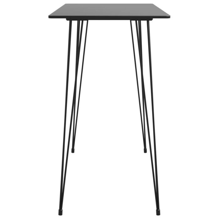 Vidaxl 3 Piece Bar Set Black