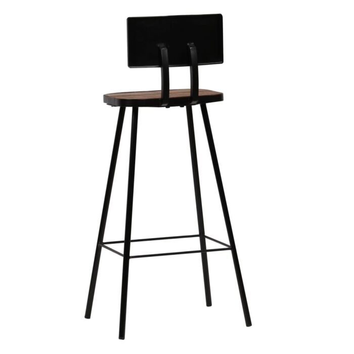 Vidaxl 3 Piece Bar Set Black