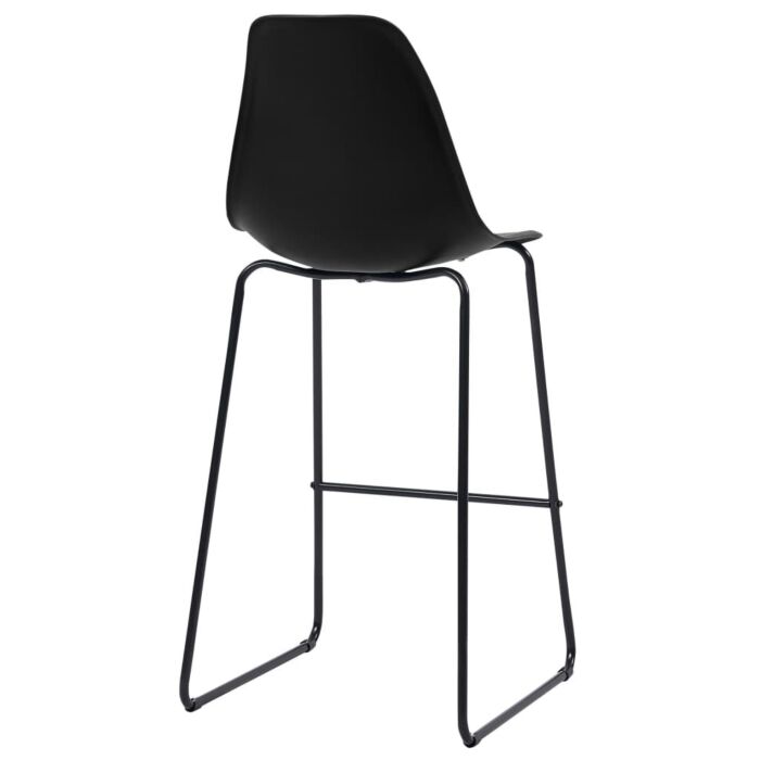 Vidaxl 5 Piece Bar Set Plastic Black