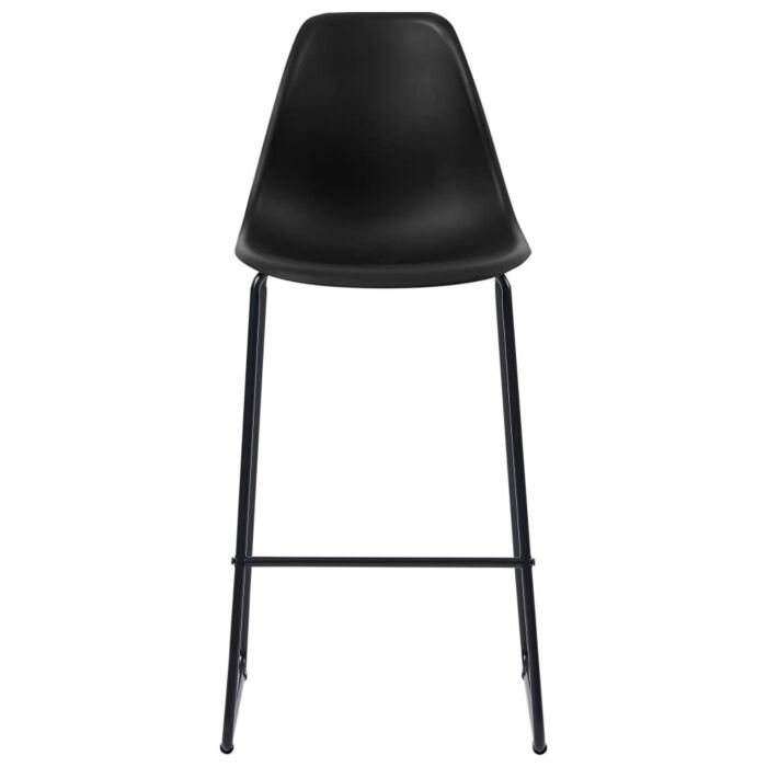 Vidaxl 5 Piece Bar Set Plastic Black