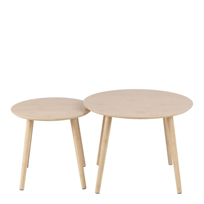 Roslin Coffee Table Set In Bamboo