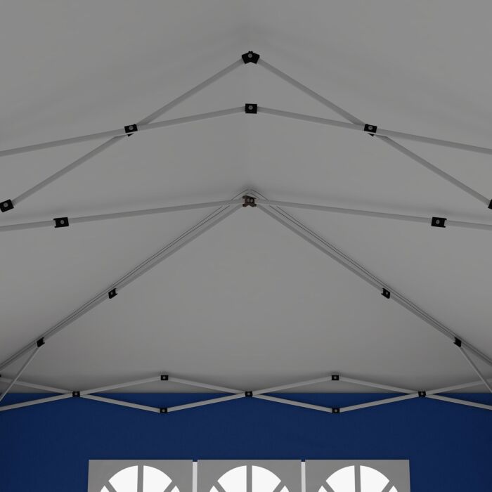 Outsunny 3 X 6m Garden Heavy Duty Water Resistant Pop Up Gazebo Marquee Party Tent Wedding Canopy Awning-blue