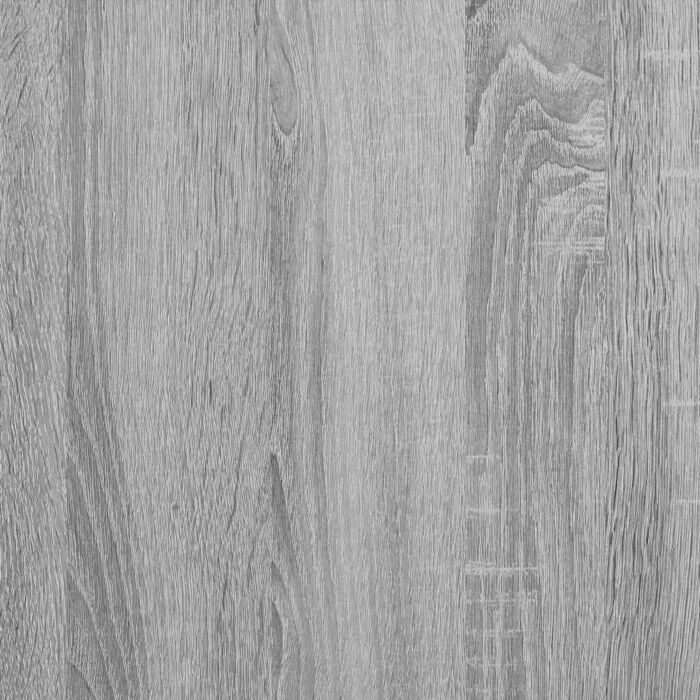 Vidaxl 4 Piece Bathroom Furniture Set Grey Sonoma Engineered Wood