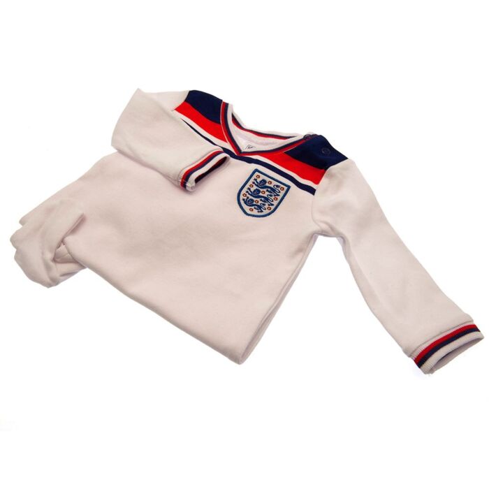 England Fa Sleepsuit 82 Retro 6-9 Mths
