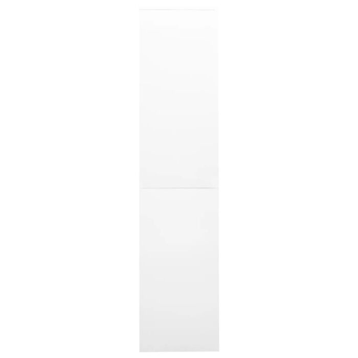 Vidaxl Office Cabinet With Sliding Door White 90x40x180 Cm Steel