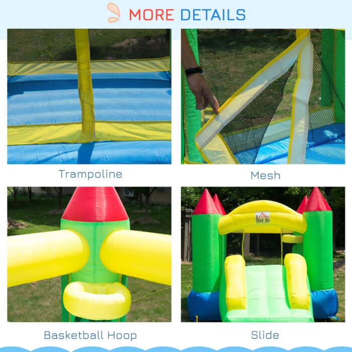 Homcom Inflatable Kids Bounce Jumper W/ Blower