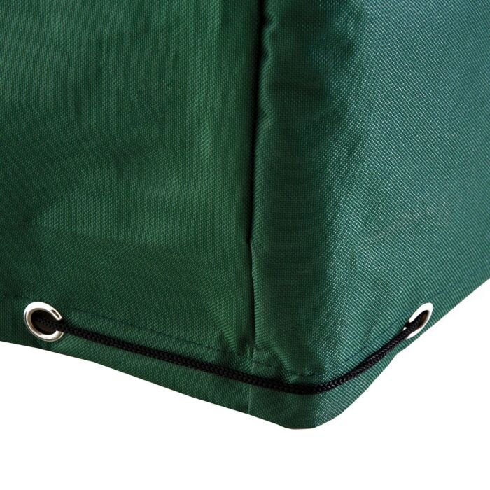 Outsunny 600d Garden Furniture Cover Outdoor Garden Rattan Furniture Protection Oxford Patio Set Cover Waterproof Anti-uv Green 245 X 165 X 55cm