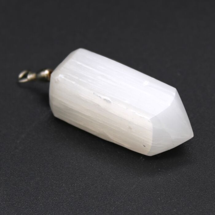 Selenite Oblix Pendent
