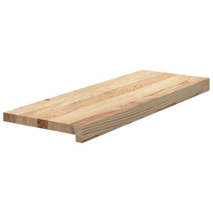 Vidaxl Stair Treads 16 Pcs Untreated 70x25x2 Cm Solid Wood Oak
