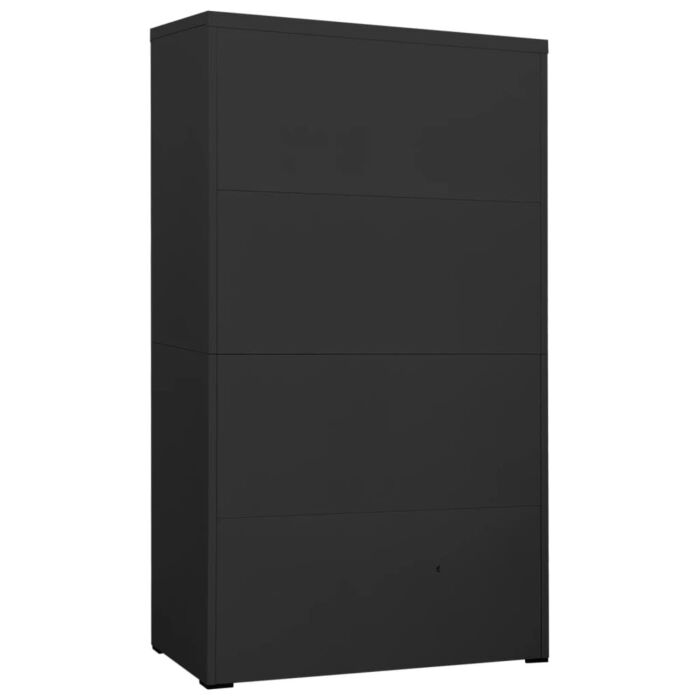 Vidaxl Filing Cabinet Anthracite 90x46x164 Cm Steel
