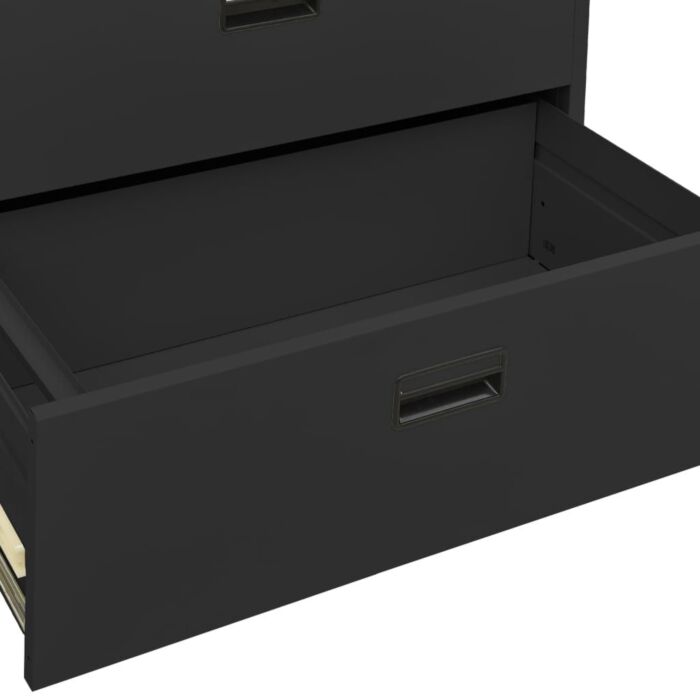 Vidaxl Filing Cabinet Anthracite 90x46x164 Cm Steel