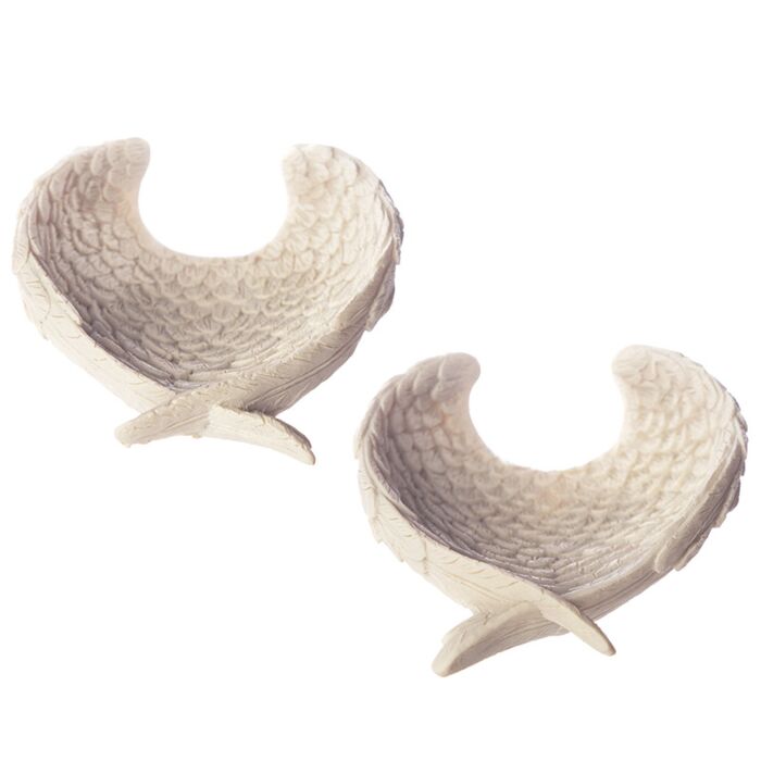 Decorative Angel Wings Bon Bon Or Pot Pourri Bowl