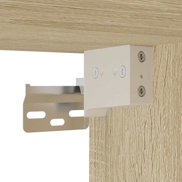 Vidaxl 4 Piece Bathroom Furniture Set Sonoma Oak Engineered Wood