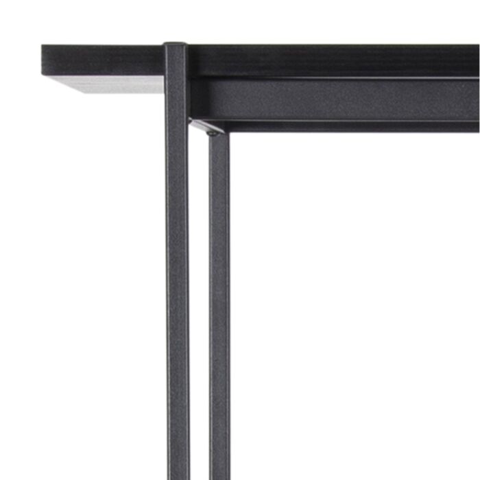 Angus Bookcase With 5 Shelves In Black