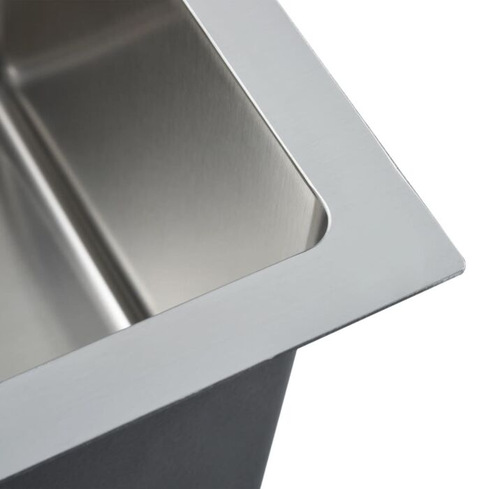 Vidaxl Handmade Kitchen Sink Stainless Steel