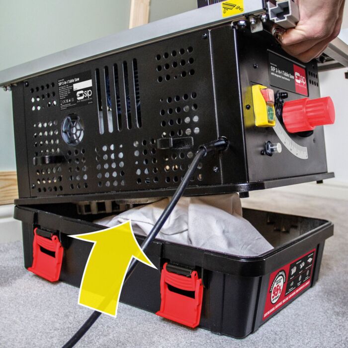Sip 2-in-1 Table Saw With Integrated Dust Extractor
